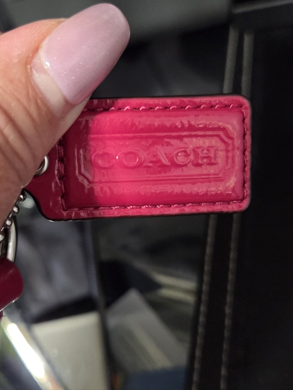 Coach Crossbody- Pink- Vintage - Picture 4 of 7